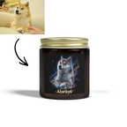 Custom Pet Memorial Coconut Apricot Candle