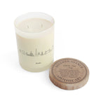 Custom City Skyline Soy Candle — 11oz White Tea & Fig