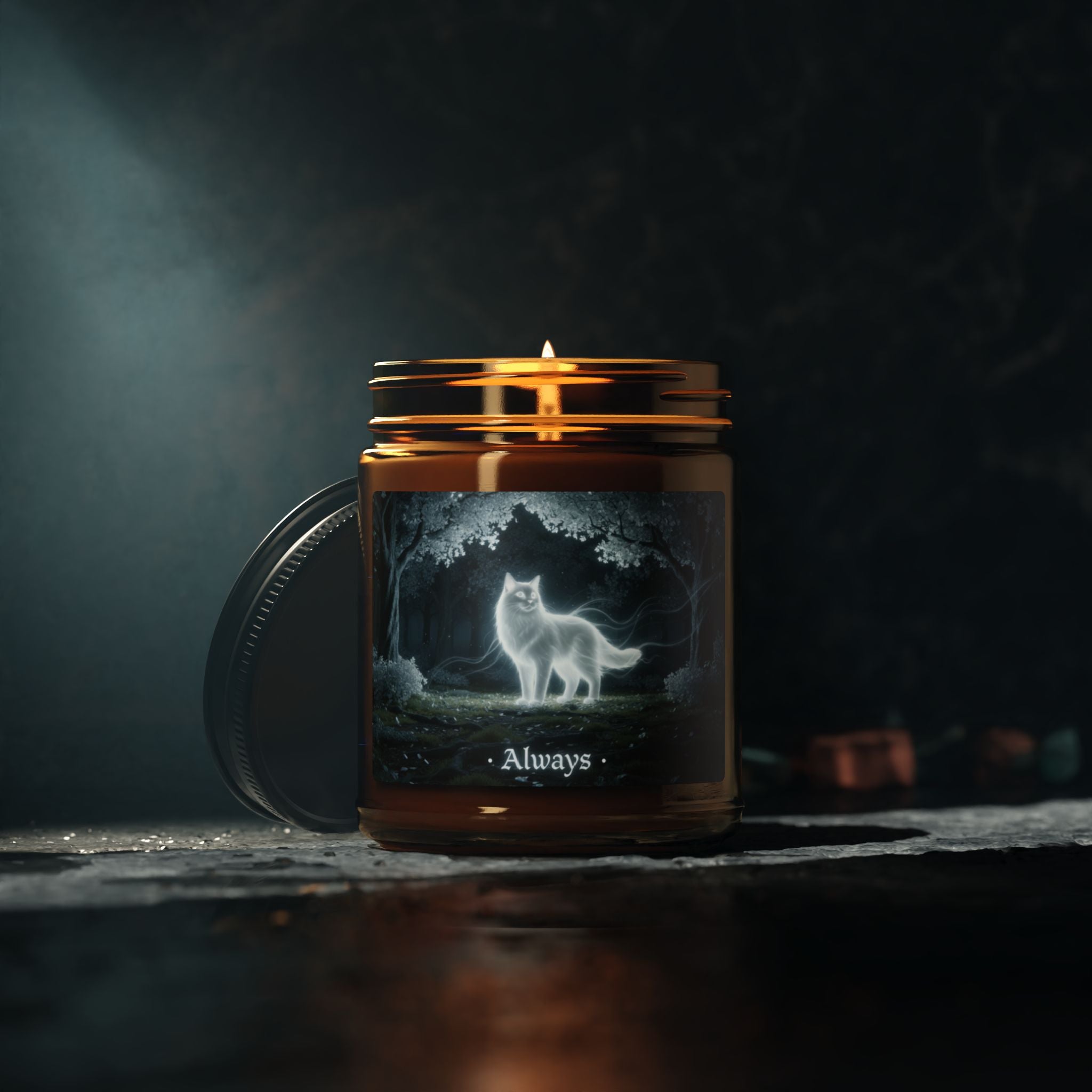Custom Patronus Animal / Pet Soy Candle — 9oz Unscented