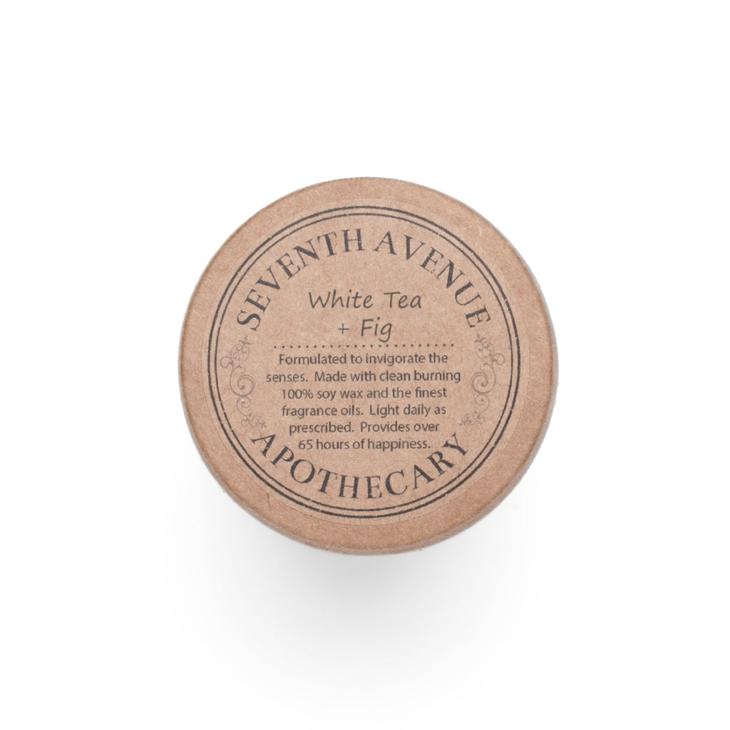Custom City Skyline Soy Candle — 11oz White Tea & Fig