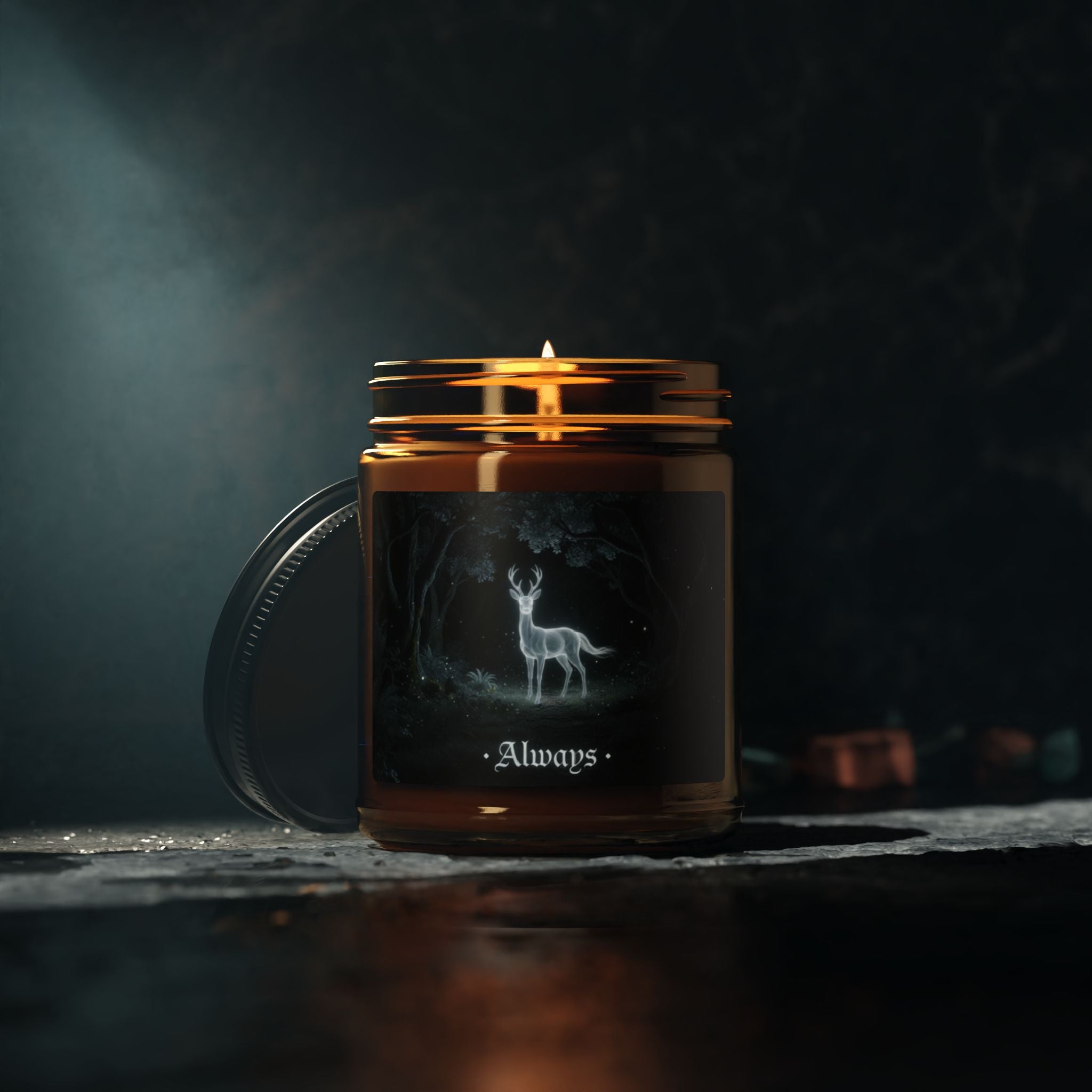 Custom Patronus Animal / Pet Soy Candle — 9oz Unscented