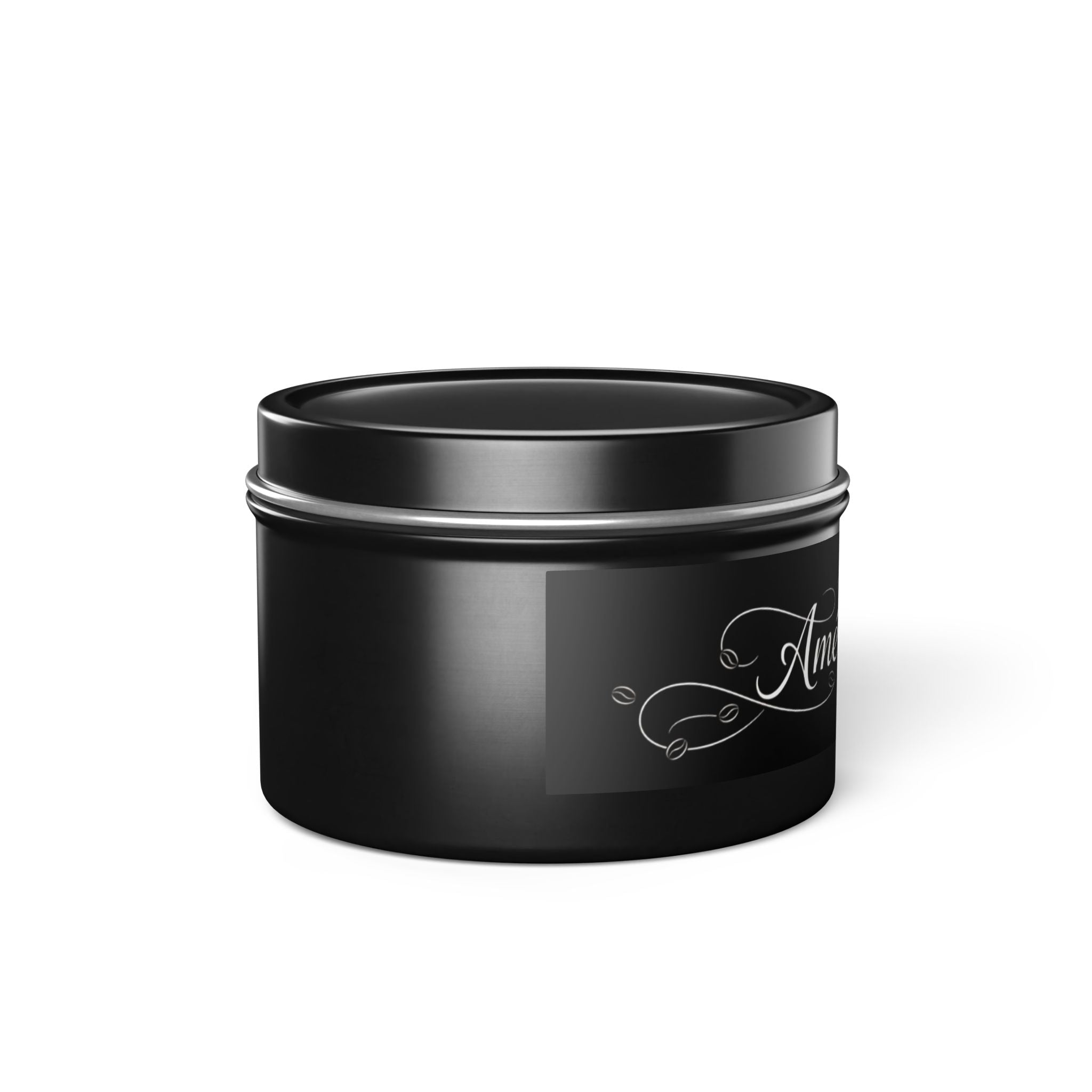 Custom Coffee in Your Pocket Travel Tin Coconut Soy Candle<br>— 4oz Fresh Coffee
