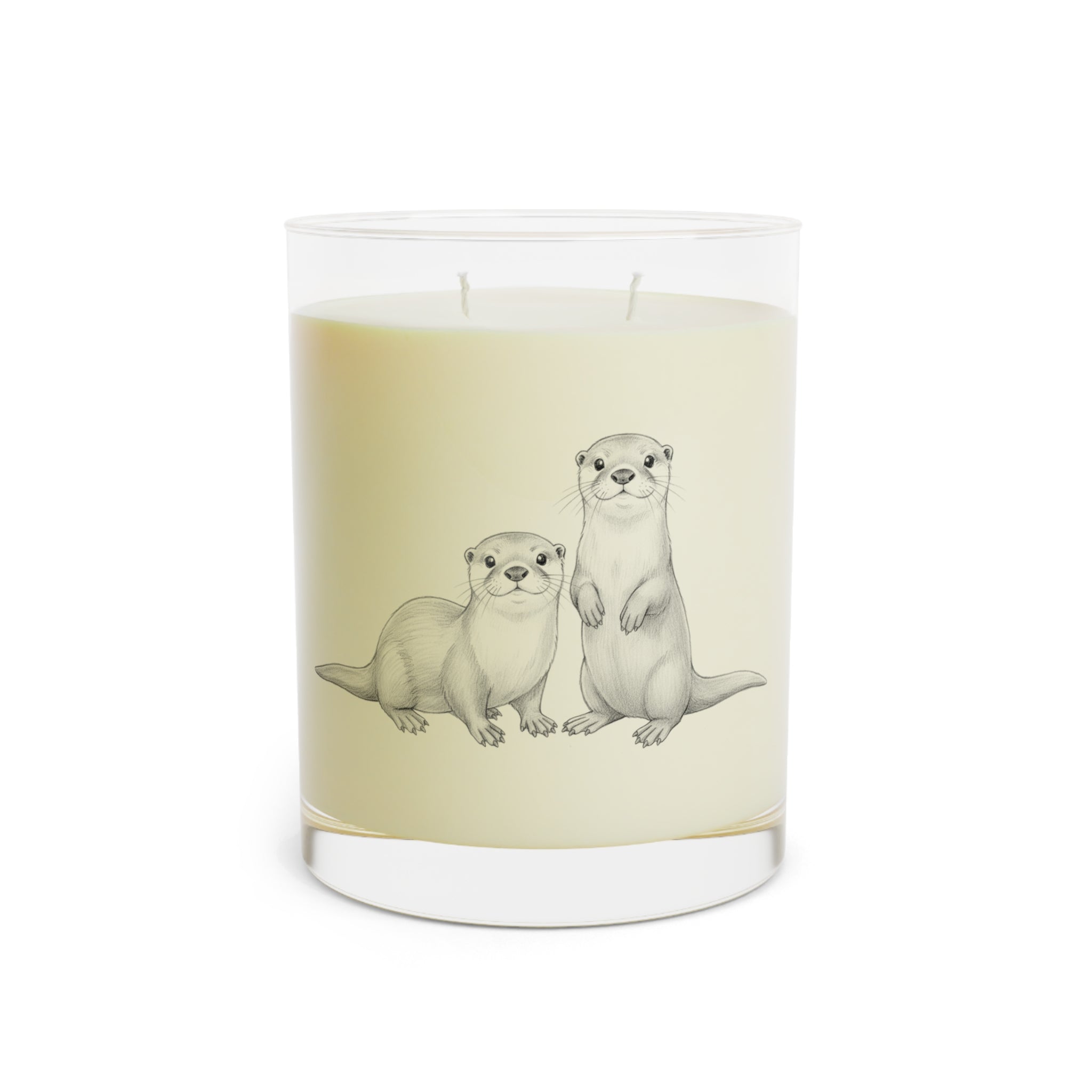 Custom Pet Sketch Soy Candle — 11oz