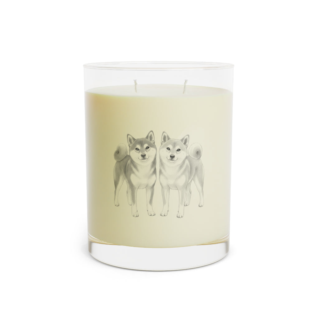 Custom Pet Sketch Soy Candle — 11oz