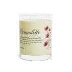 Custom Birth Flower Soy Candle — 11oz