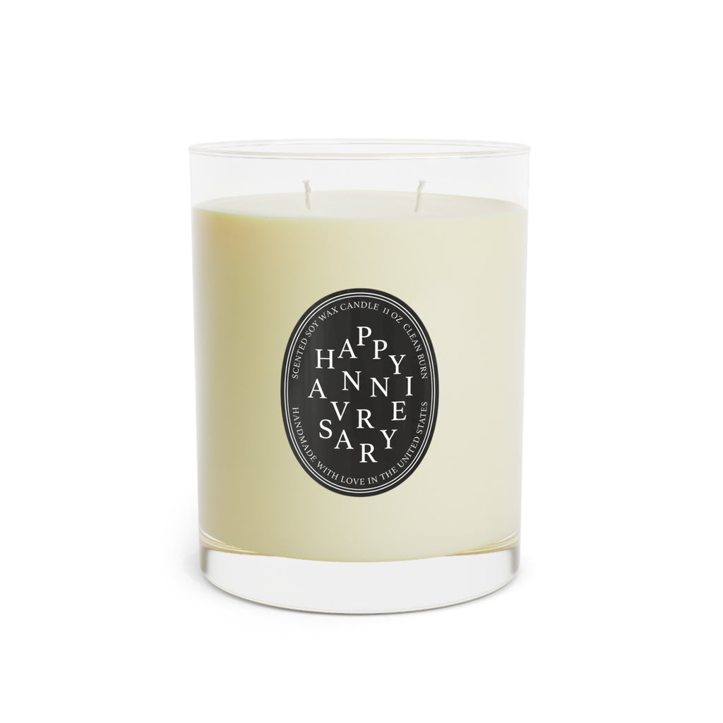 Custom Oval Label Soy Candle — 11oz