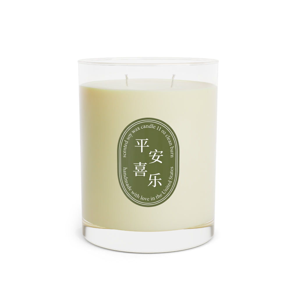 Custom Oval Label Soy Candle