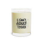 Custom Doodle Text Soy Candle — 11oz