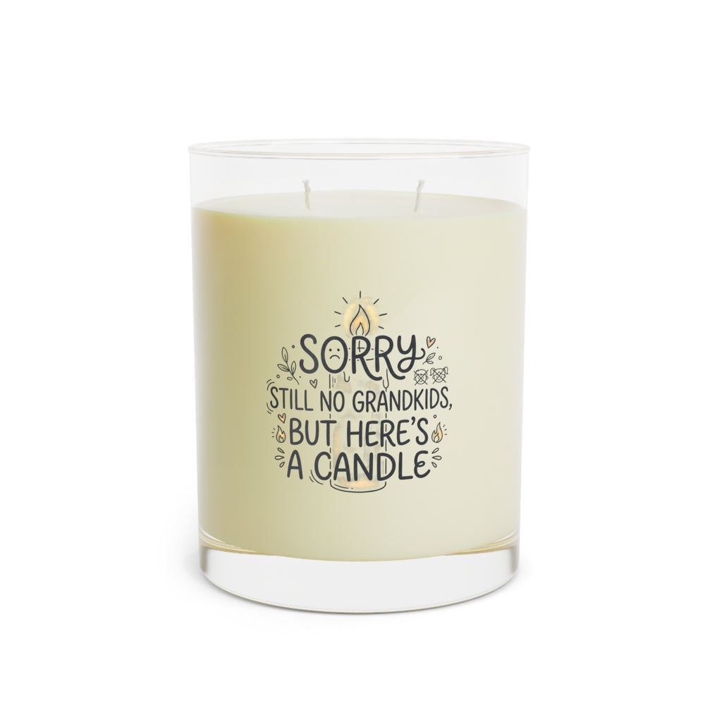 Custom Doodle Text Soy Candle — 11oz