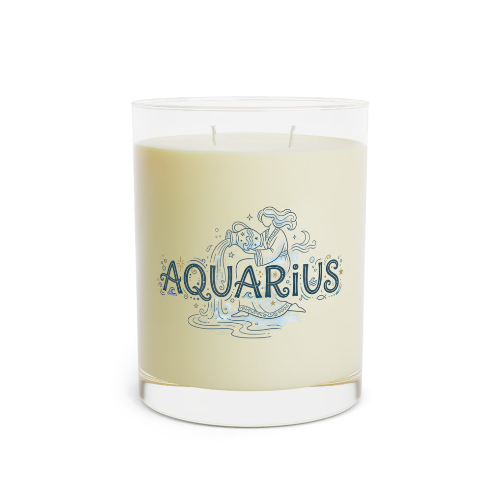 Custom Doodle Text Soy Candle