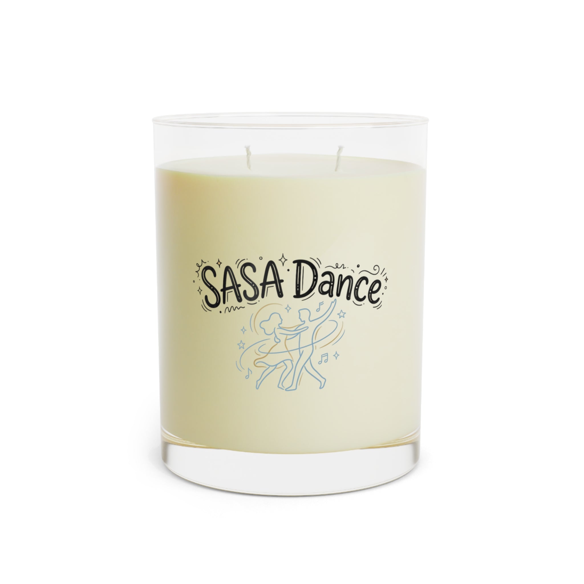 Custom Doodle Text Soy Candle