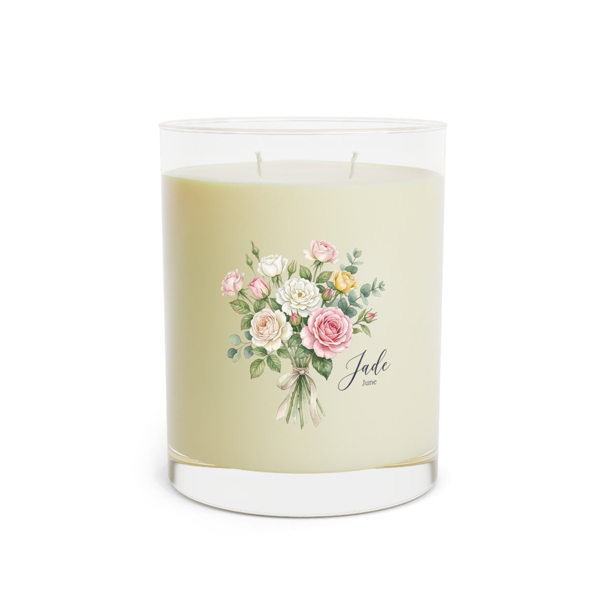 Custom Family Bouquet Soy Candle