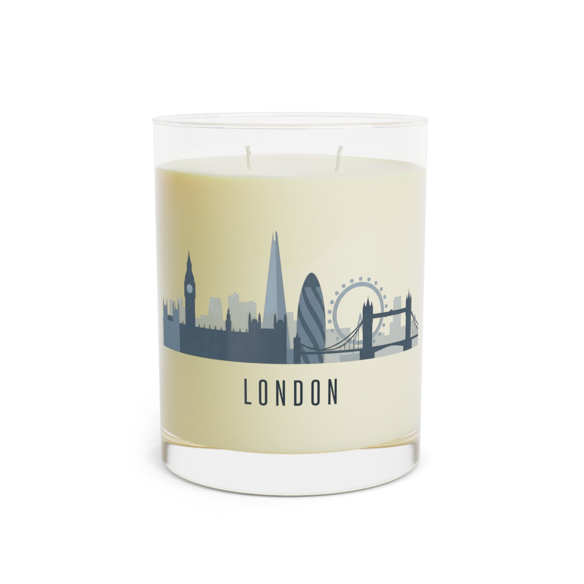 Custom City Skyline Soy Candle — 11oz