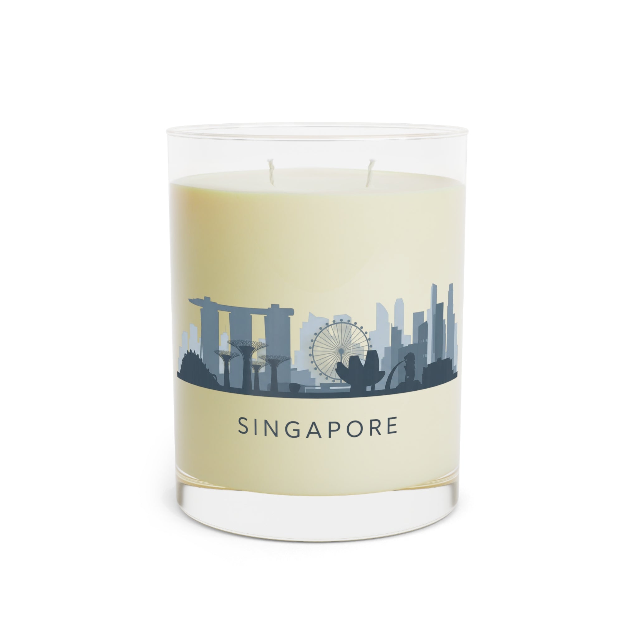 Custom City Skyline Soy Candle — 11oz