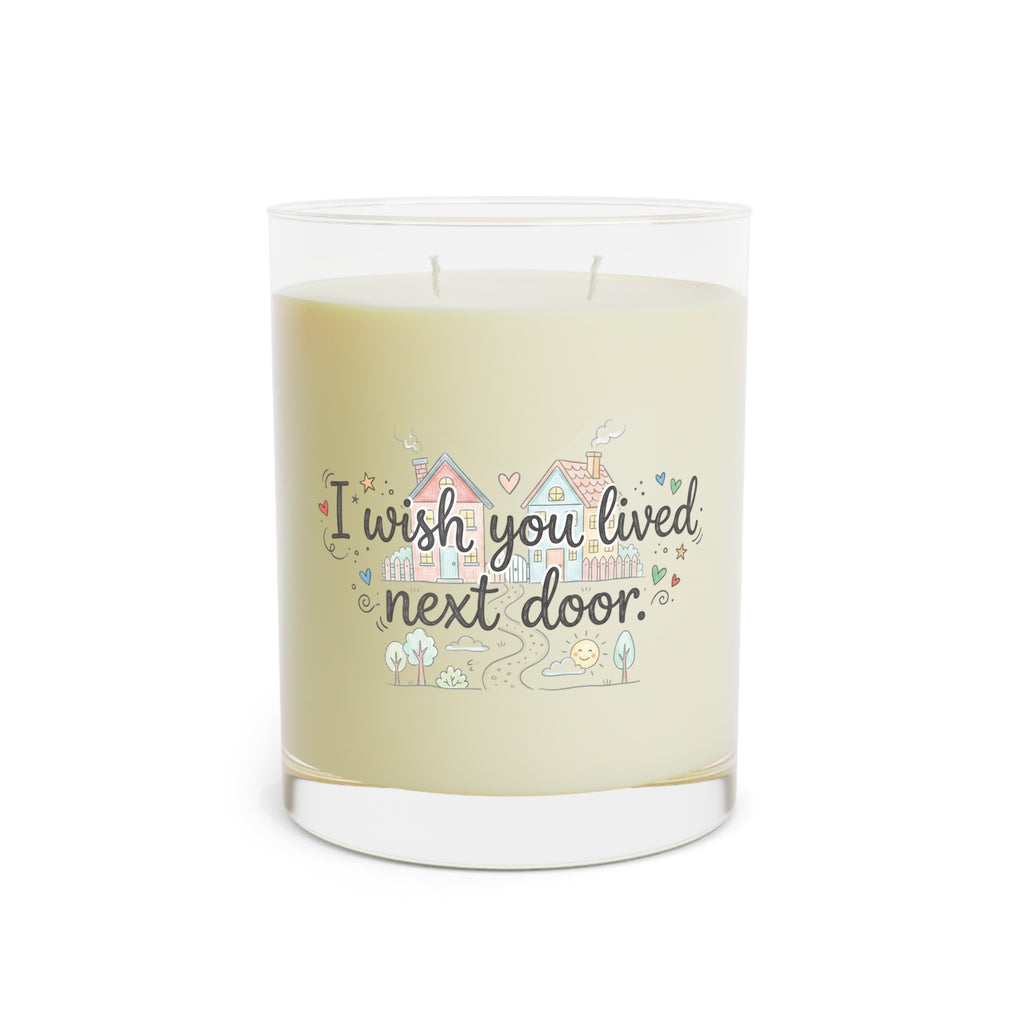 Custom Doodle Text Soy Candle