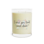 Custom Doodle Text Soy Candle