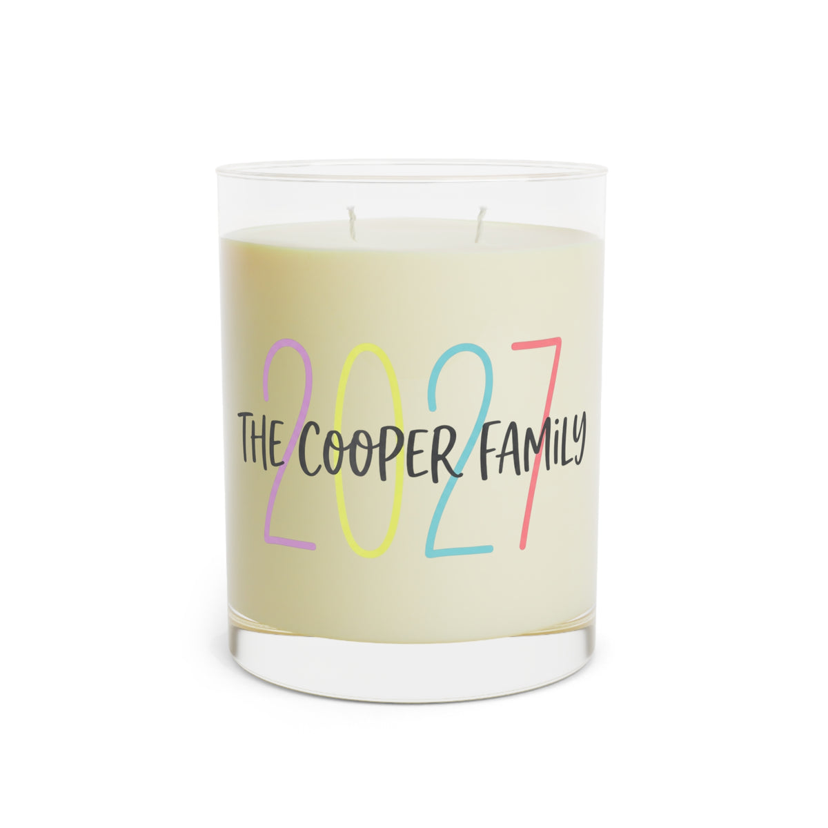 Custom Milestone Soy Candle