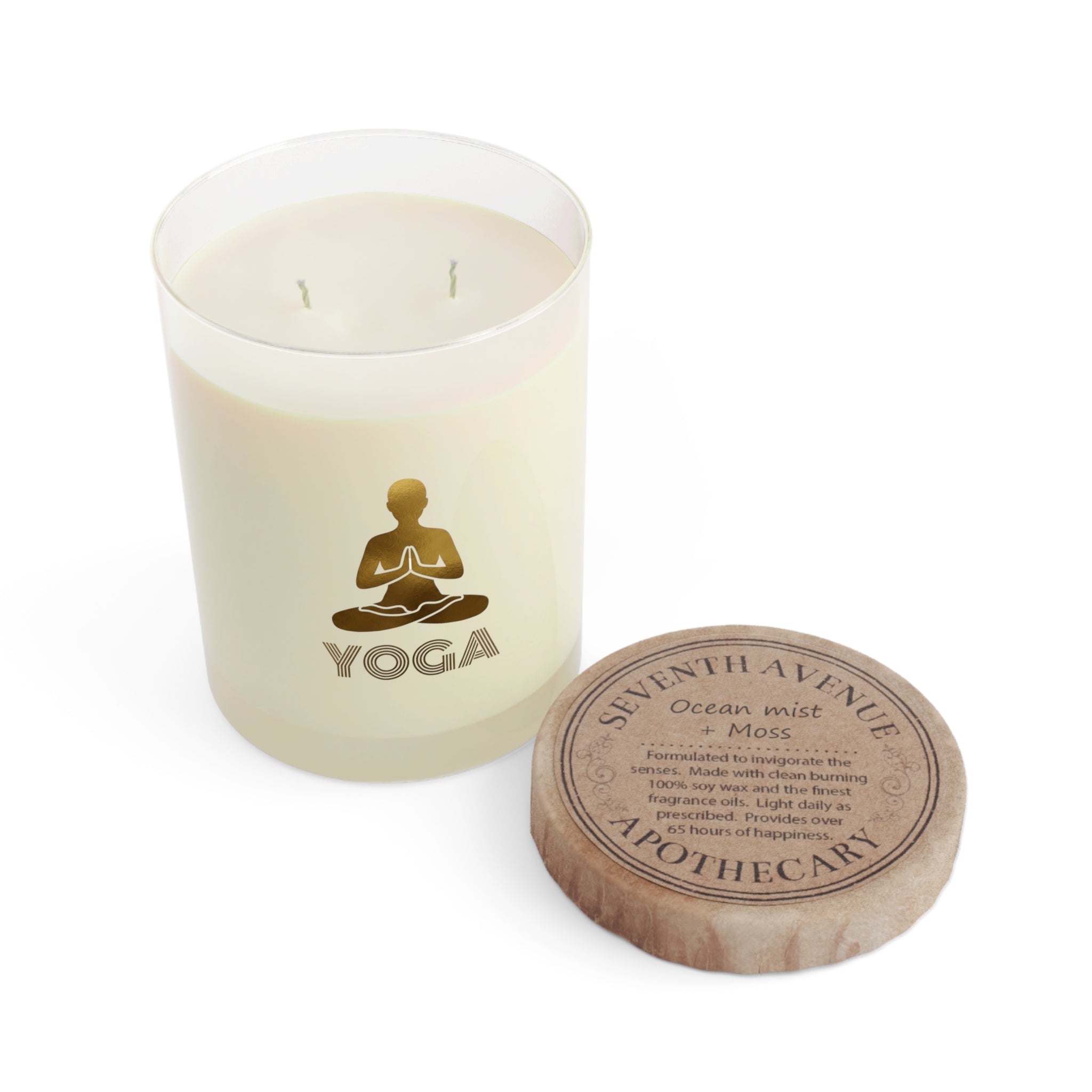 Custom Silhouette Icon Soy Candle — 11oz