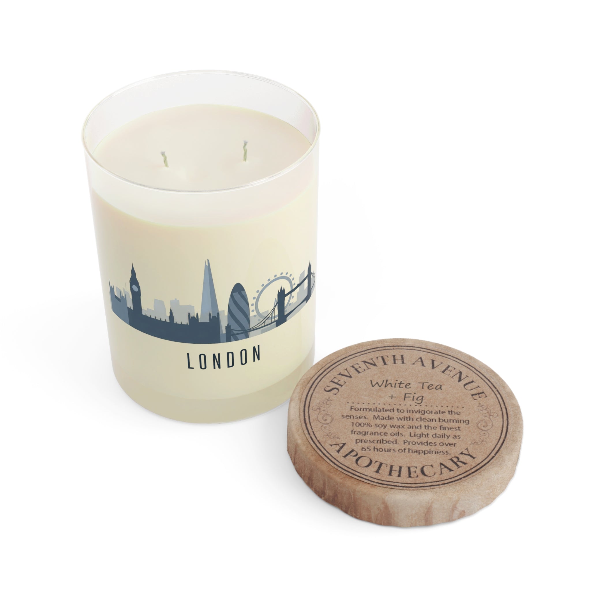 Custom City Skyline Soy Candle — 11oz