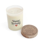 Custom Doodle Text Soy Candle