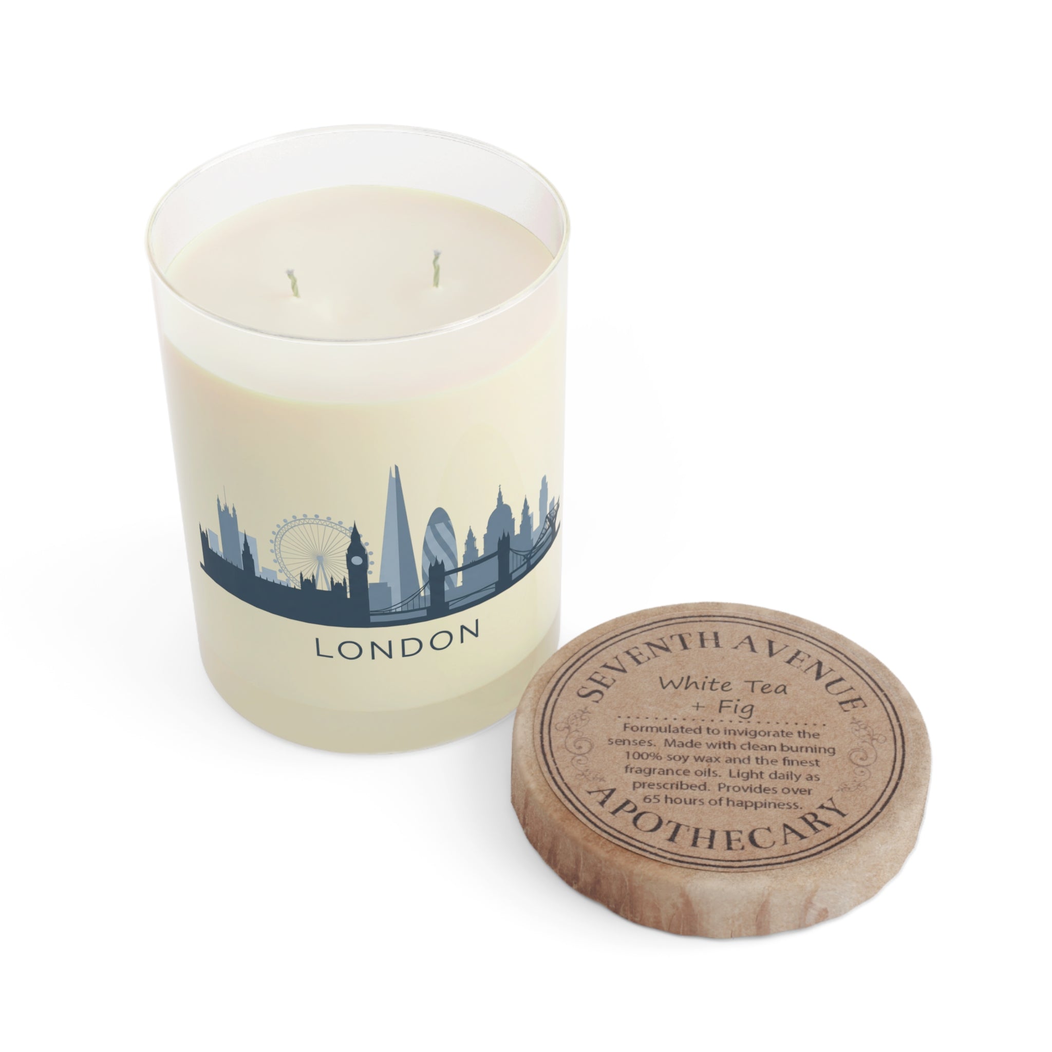 Custom City Skyline Soy Candle — 11oz