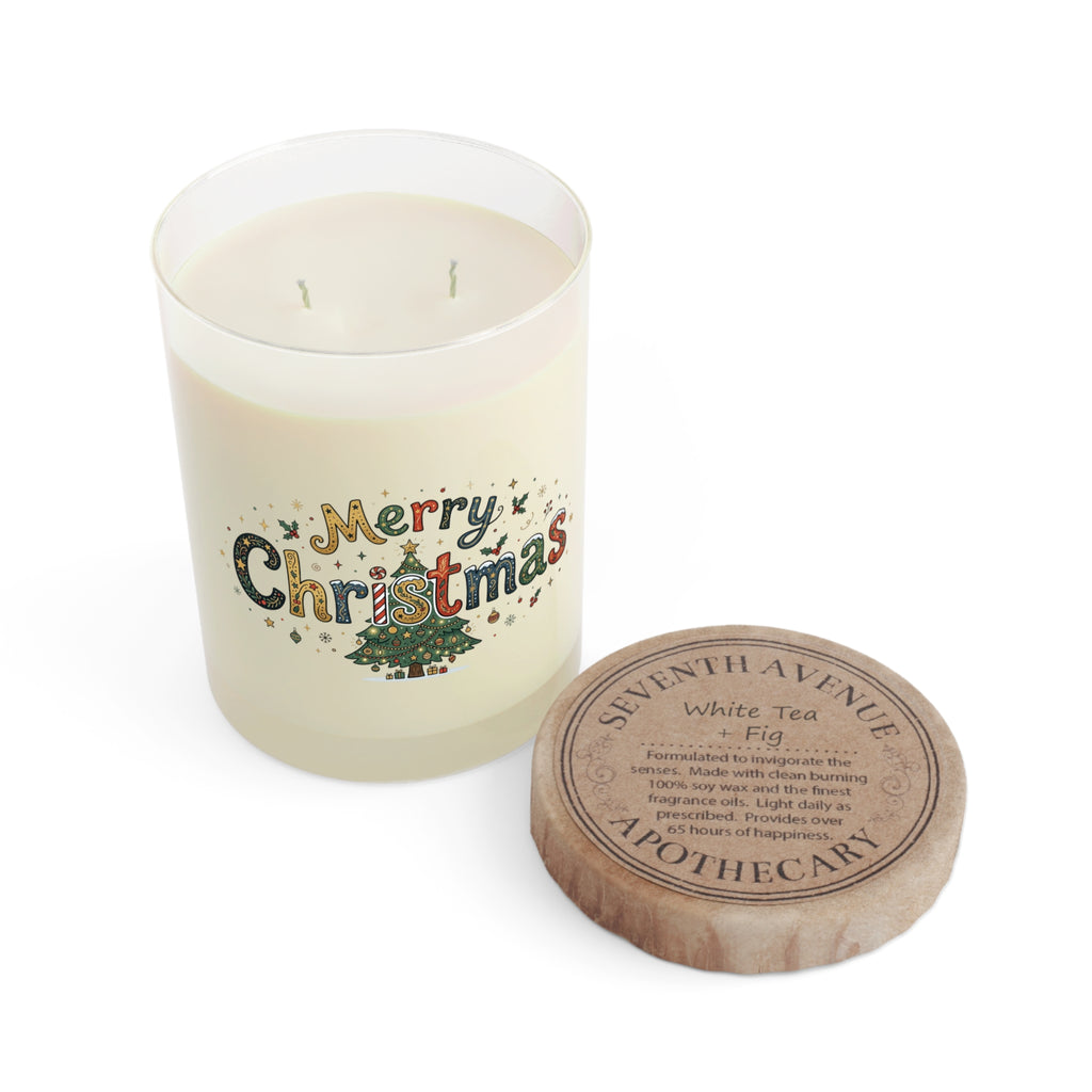 Custom Doodle Text Soy Candle