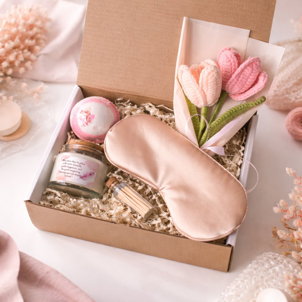 Custom Message Blush Calm Gift Set